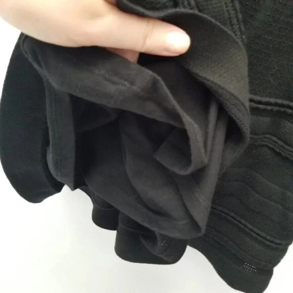 Sandro Paris Cotton Black Knit Mini Dress 4 - Picture 6 of 11